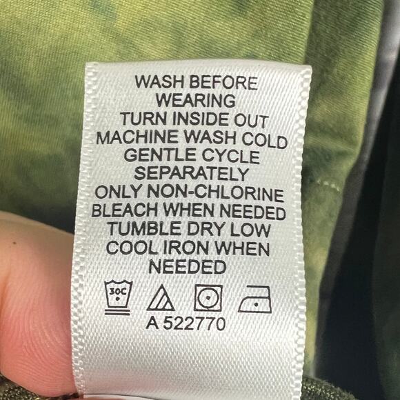 LOGO Lounge Womens 1X Tie Dye Artsy Boho Eclectic Grunge Leisure Tunic Top - Picture 9 of 12